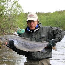 Sergei Shushunov Atlantic salmon fishing