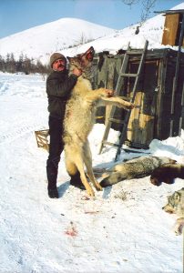Sergei Shushunov wolf hunting in Russia