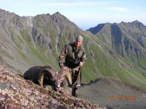snow sheep hunting in russia